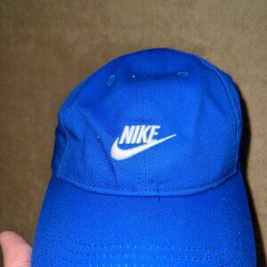 Nike Unisex Child Toddler‎ Blue White Strapback Adjustable Baseball Cap Hat